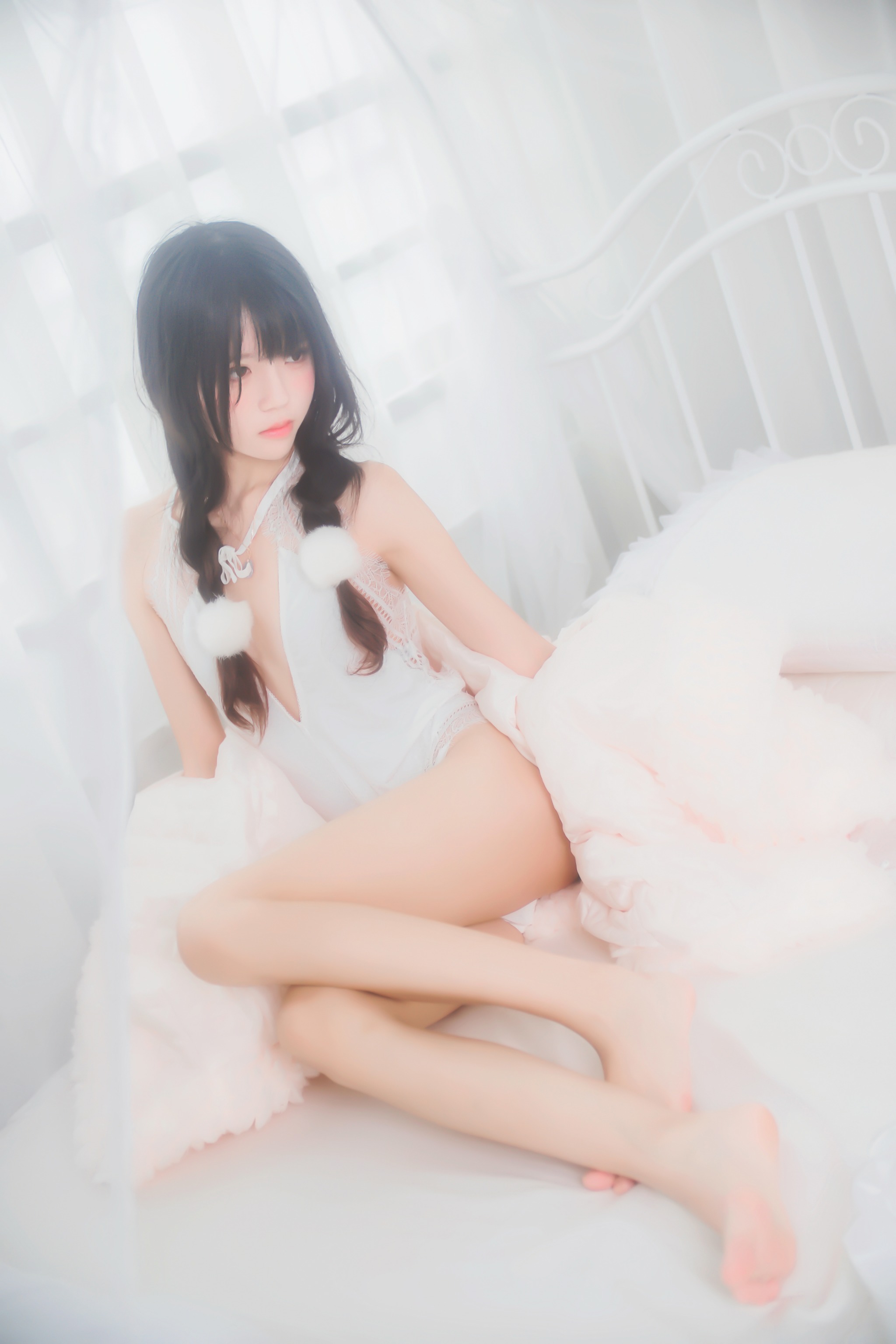 图片[1]-桜桃喵 – NO.016 冬眠 纯白私房 [46P]-XikXak